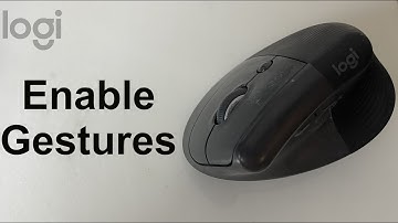 Logitech MX Lift Enable Gestures - DIY EASY