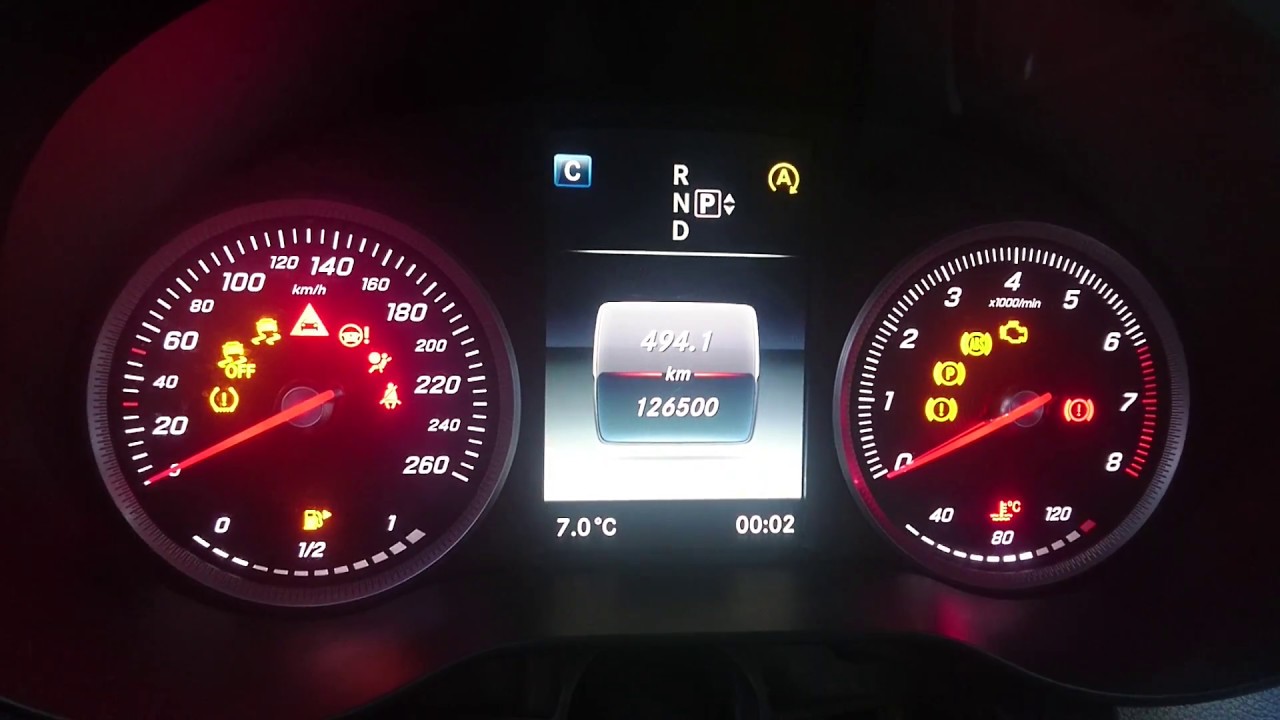Диагностика мерседес w204