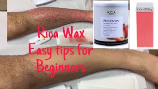 Rica Wax, For Easy Tips and trick For Beginners #makeoverbyanita002 #youtubetürkiye #beauty #tips