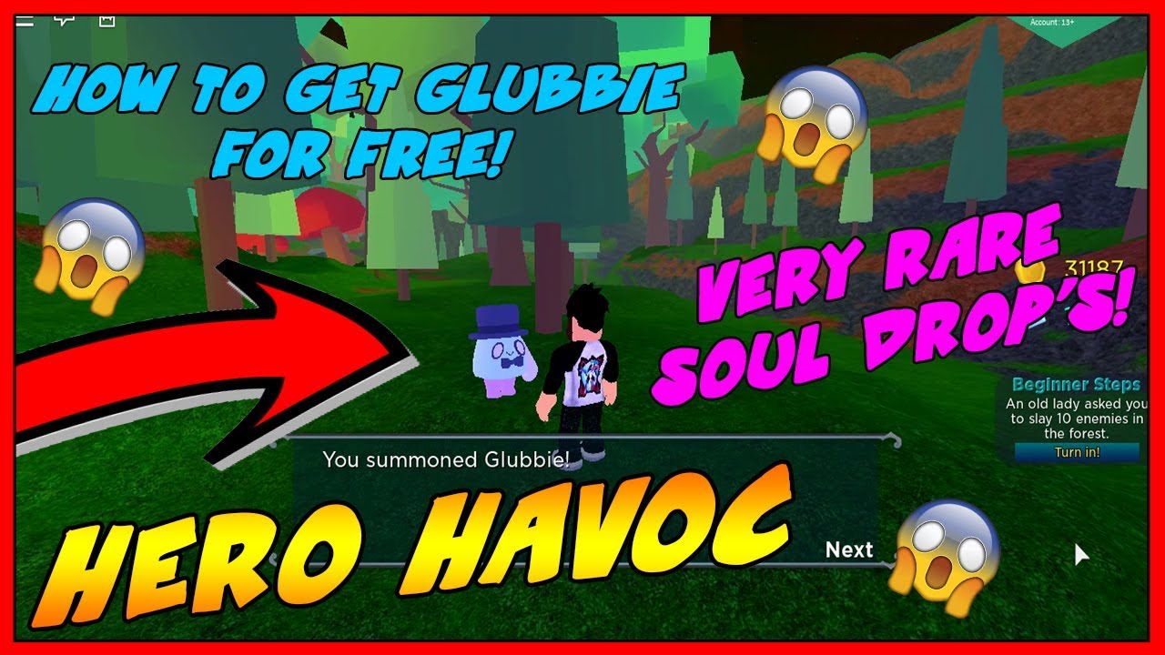 [NEW GAME] HERO HAVOC - HOW TO FIND AND SUMMON GLUBBIE [Soul's]-Roblox - 