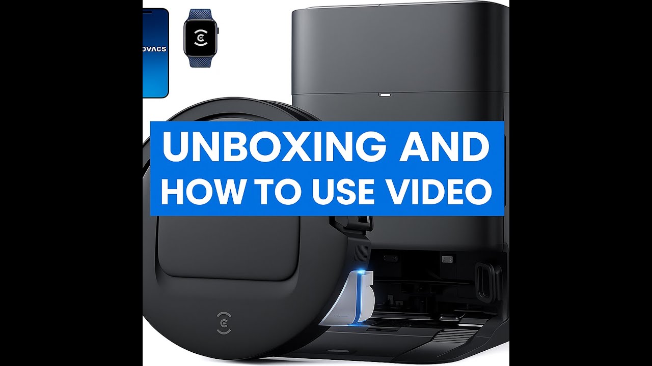 ECOVACS Deebot T80 Omni (Wet & Dry Robot Vacuum Cleaner): Unboxing Video | How to Use