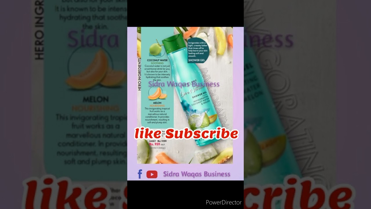 love nature shower gel 