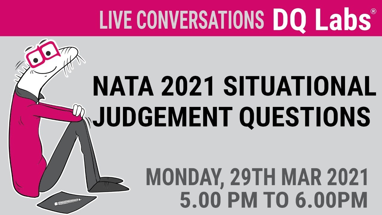 NATA 2021 Situational Judgement Questions