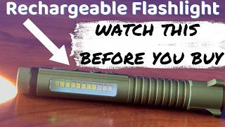 Demo of FEATURES and LIGHT MODES of the 800 Lumen Magnetic Rechargeable Flashlight [PRODUCT REVIEW] screenshot 1