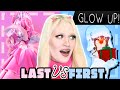 Reacting to your ROYALE HIGH GLOW UPS! FIRST VS. LAST CHRISTMAS OUTFIT CHALLENGE! #RHFirstVsLast
