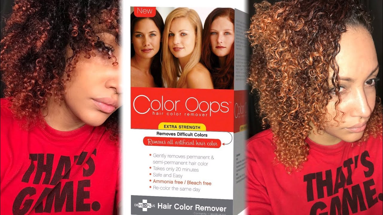 Color oops on natural hair (Very Detailed) | how to strip color from hair -  YouTube