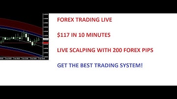 LIVE TRADING) $117 IN 10 Mins SCALPING LIVE - SCALPING WITH 200 FOREX PIPS REVIEW 13