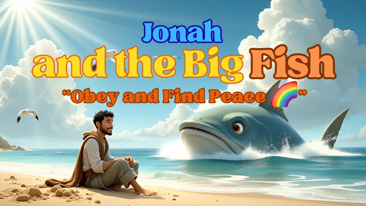 "Jonah and the Big Fish 🐳 | A Lesson About Obedience and God’s Love | Bible Story for Kids"