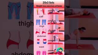 Weight loss exercises at homeyoga weightloss fitnessroutine shorts guthealth health healthy