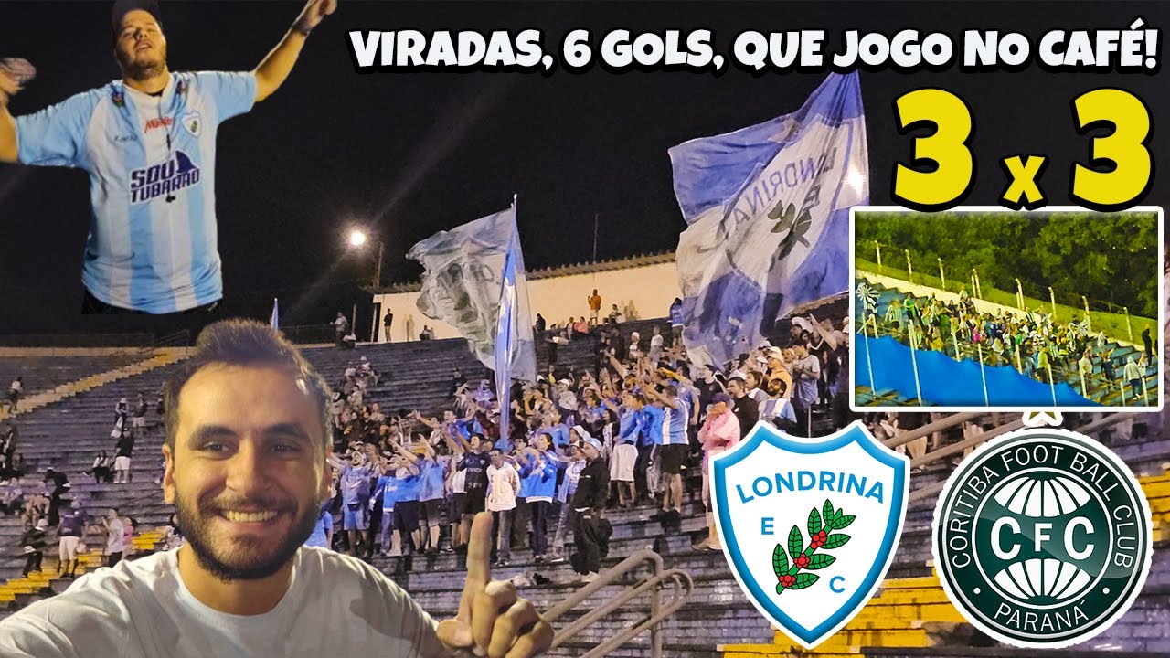 COM DUAS VIRADAS ASSISTI UM JOGÃO NO CAFÉ - LONDRINA 3 X 3 CORITIBA #65