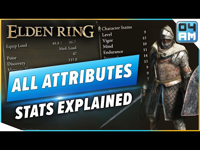 Elden Ring ALL Main Character Attributes Explained - Best Stats For You, Equip Load & More class=