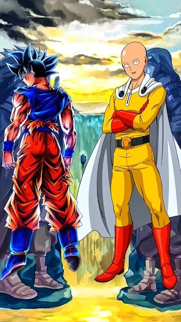 Goku VS Saitama [who is stronger]#anime #dragonball #onepunchman - YouTube