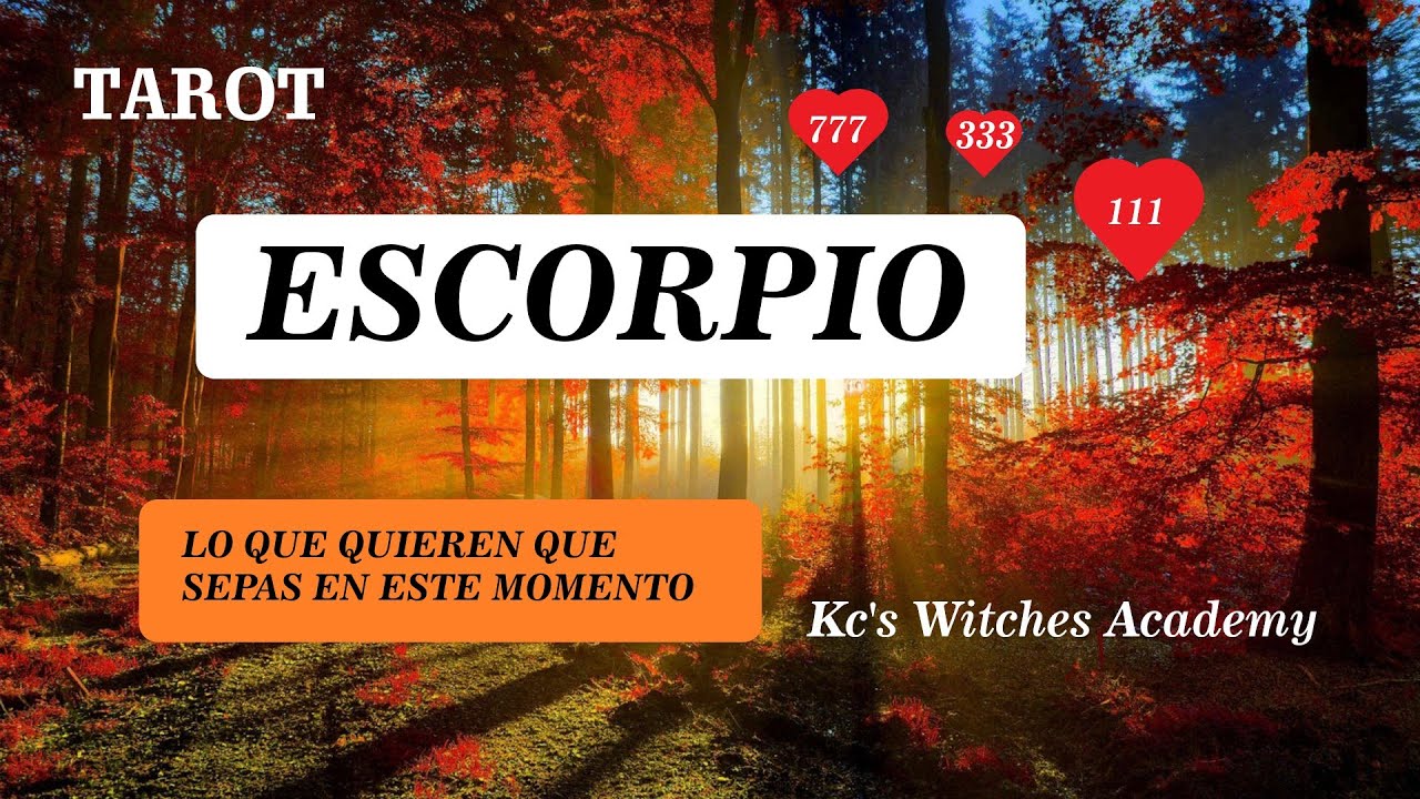 Escorpio ♏ ️😍🔥Mensajes de Tu Persona #Escorpio #tarot #scorpio # ...