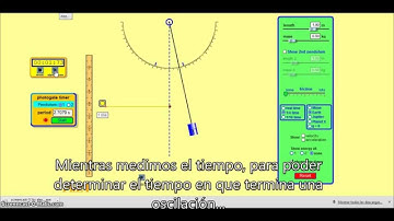 Oscilación de un Péndulo simple