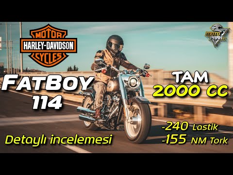 38.500 €'luk KAMYON LASTİĞİ Olan Motor ? Harley Davidson FATBOY 114