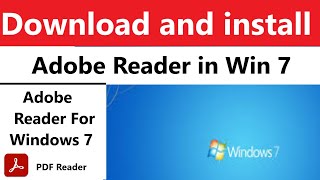 How to install adobe  reader on windows 7 | Download adobe acrobat reader| adobe reader win 7 32 bit screenshot 1