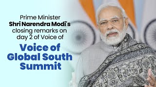 PM Shri Narendra Modi's closing remarks on day 2 of Voice of Global South Summit | PM Modi | BJP screenshot 2
