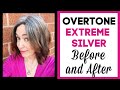 Gray Hair Products Review!  Does Overtone Extreme Silver Work on Brown Hair?