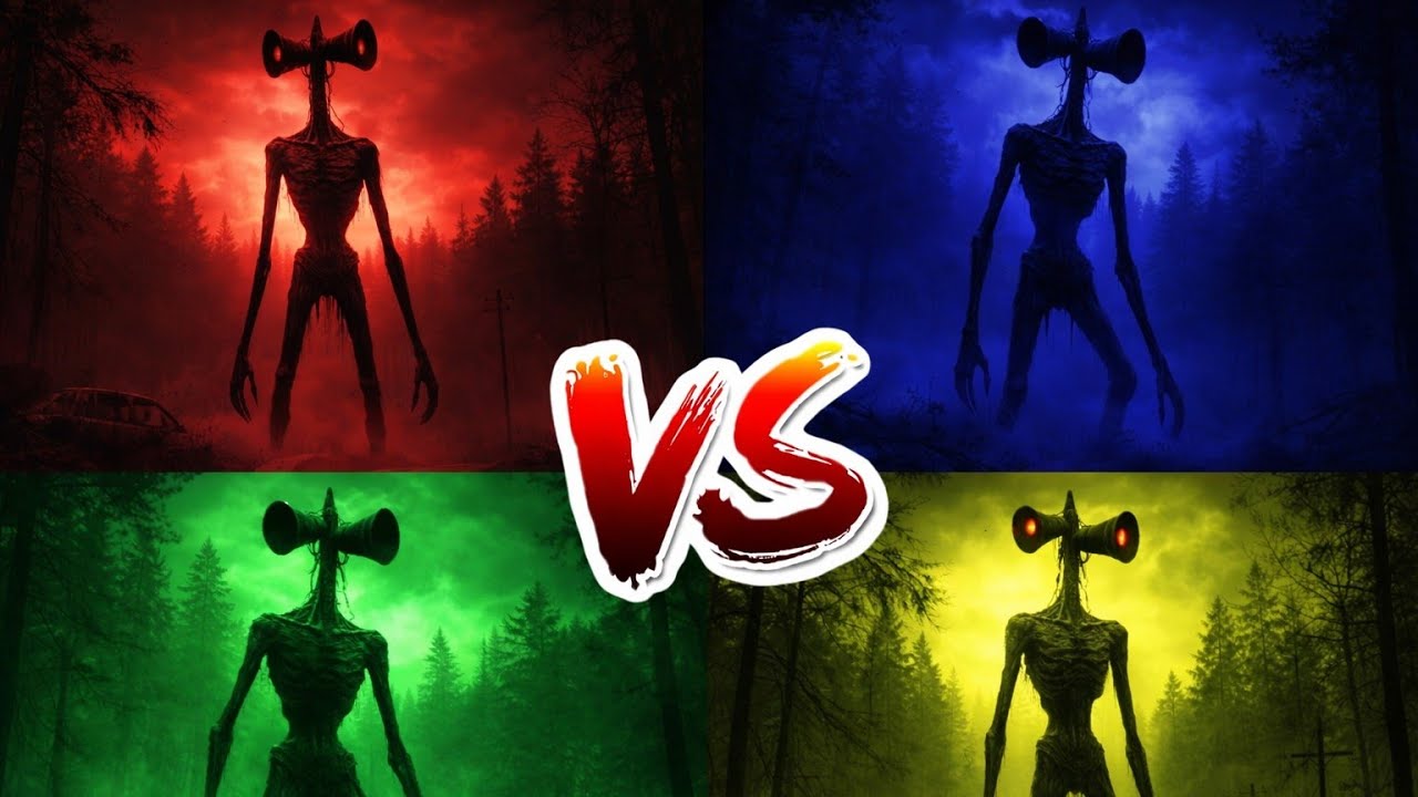 SIREN BATTLE – 4 Color Siren Head Dance Mix (Coffin Dance Style)