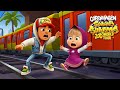 Masha and The Bear Run Vs Subway surfers 13th Anniversary Masha and The Bear Run Vs Subway surfers 13th Anniversary