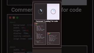 I Built This INSANE Loading Animation with HTML & CSS 🤯🔥#shorts📈#html 💻#css 💻#viral 📈