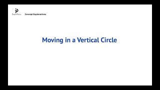 6.1.3 – Moving in a Vertical Circle