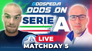 Odds On: Serie A - Matchday 5 - Free Football Betting Tips, Picks & Predictions