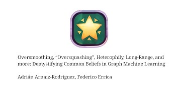 Oversmoothing, “Oversquashing”, Heterophily, Long-Range, and more