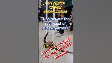 How a Robot can follow a line WITHOUT Microcontroller! whats the catch here? #linefollower #relay