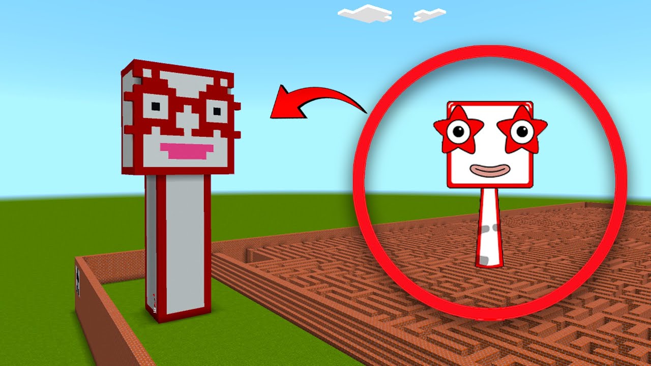 I Found New MOD TEN from Numberblocks SPRUNKI OC in The MINECRAFT