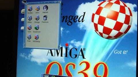 AmigaOS Workbench 3.9 install video, 2.5.2015 - part 2