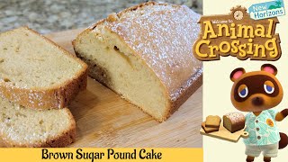Baking Brown Sugar Pound Cake from Animal Crossing: New Horizons! by Cotton Candy 509 views 2 years ago 4 minutes, 48 seconds