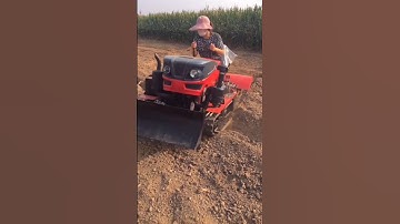 "Multifunctional crawler rotary tiller" #farming #foryou