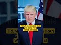 “Trump says Iran blockade stays until deal is done 🚨 Tensions rising in the Middle East 🌍”