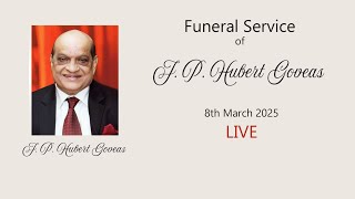 Hubert Goveas | Funeral Service | LIVE