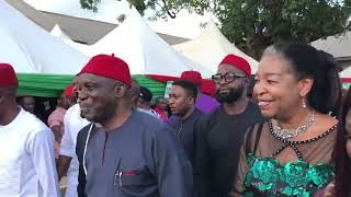 Arrival of Prof. Barth Nnaji and Hon. Chima Atu with other dignitaries at thanksgiving reception