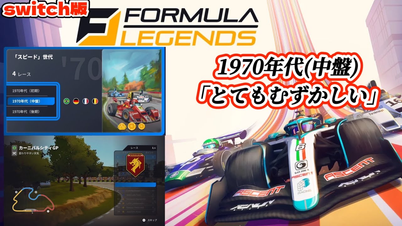 1970年代(中盤)「とてもむずかしい」で挑戦！！マシン性能の差が出過ぎてヌルゲーに！？