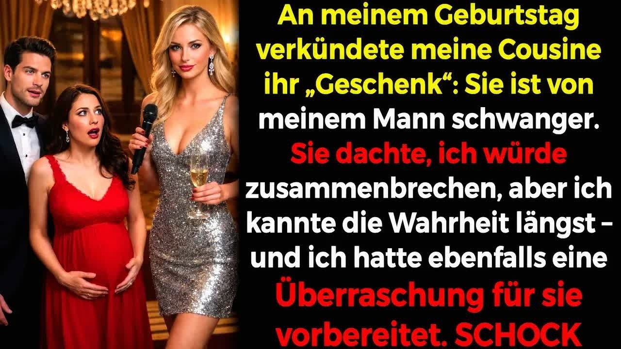 🎁An meinem Geburtstag sagte meine Cousine： Von meinem Mann schwanger  Doch ich wusste es…💣😈