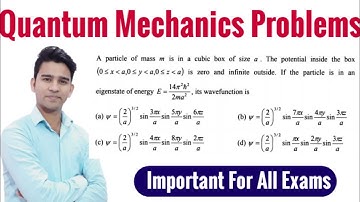 Quantum Mechanics | 1-D, 2-D, 3-D Potential Well MCQ for  IIT JAM, CSIR-NET, CUET | Raj Physics