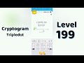 Cryptogram Tripledo Level 199 Solutions 🧩 | Logic Puzzle Game | Mini Boss