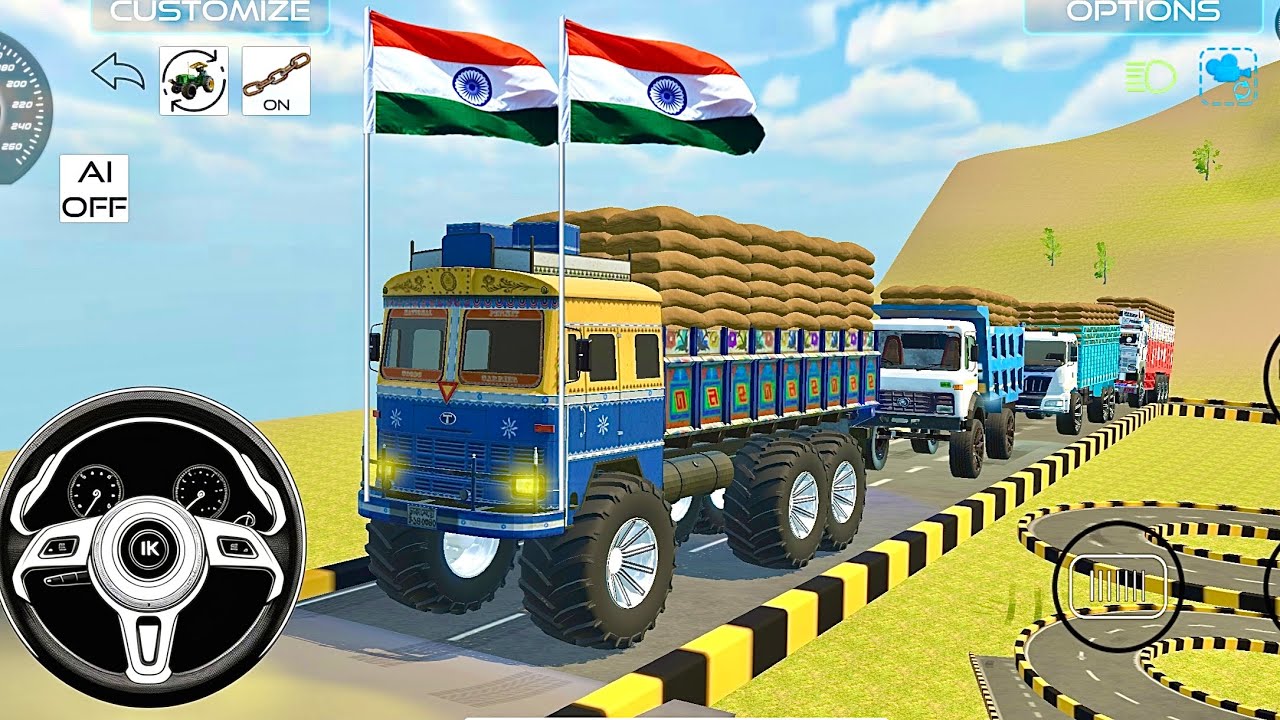 DRIVE BIG HEAVY TRUCK 🔥AND LOADED STONE BORII ON DUMPER TRUCK IN GAME #gamingvideos #androidgames