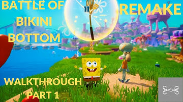 SpongeBob: Battle for Bikini Bottom Rehydrated Walkthrough (PC) Part 1: JellyFish Fields