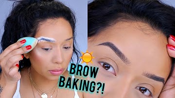SUMMER/SWEAT PROOF BROWS | BAKING YOUR BROWS??