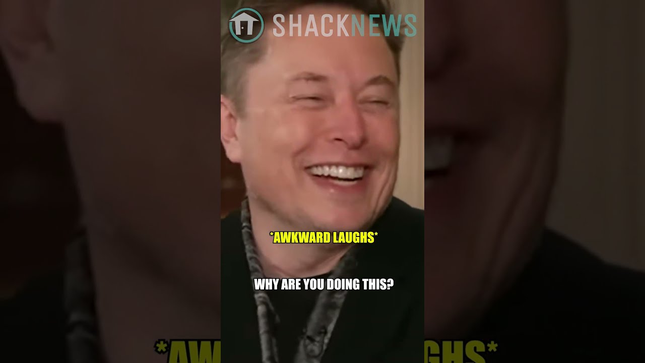 Elon Musk Reacts To Tesla Protests With Awkward Laughter Elonmusk Tsla