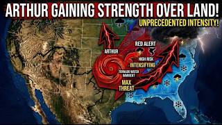 Tropical Storm Arthur Is Getting Stronger Over Land — And That's Terrifying