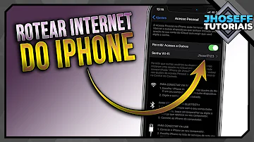 Como compartilhar a internet no iPhone?