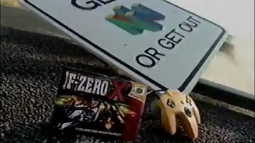 F-Zero X Nintendo 64 N64 Video Game Ad (1998)