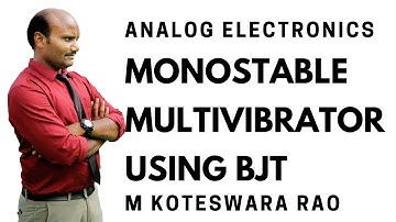 8.3 Monostable Multivibrator using BJT