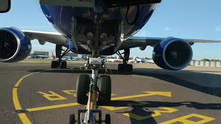 Long Pushback - Boeing 777 British Airways at London Gatwick (Pushback Tug POV)