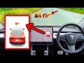 Tesla Autopilot now shows traffic cones that have fallen over! (not sure why)